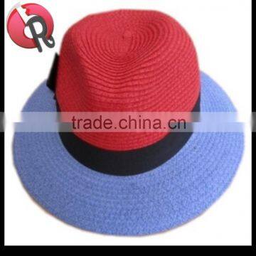 Fedora-Derby-hat-Women-Unisex-Trilby-Cap-Summer-Beach-Sun-Straw-Panama-Top-Hat