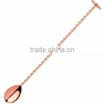 Copper plated Bar Spoon Cocktail Stirrer