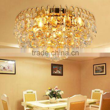 Modern and simple golden chandeliers For home