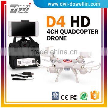 DWI Dowellin RC Drone D4HD 2.4G 4CH Quadcopter Drone With HD Camera