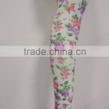 Colorful Flower Printing Tights
