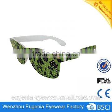 the camo high quality cheap popular promotion pinhole sunglasses