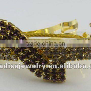 Elegant crystal rhinestone Barrette