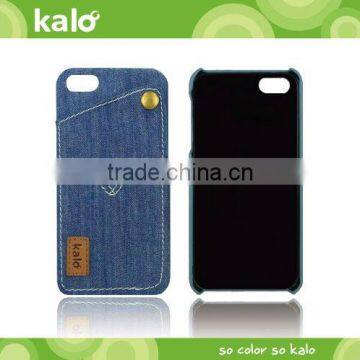 Denim Case with RFID Card for iPhone 5 Case