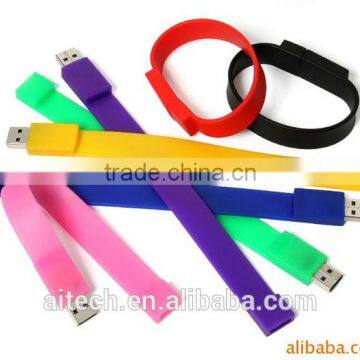 Silicon Wristband Usb 16gb,rubber Bracelet Usb 4gb,usb Armband Band Flash Drive 2gb photo-3