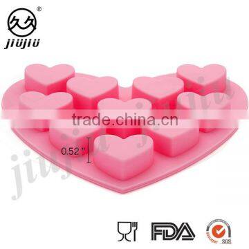 Heart Shape Silicone Ice Cube Tray Baking Mold photo-2