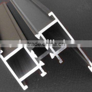 HQ Grey Powder Coated Aluminium Window Profile