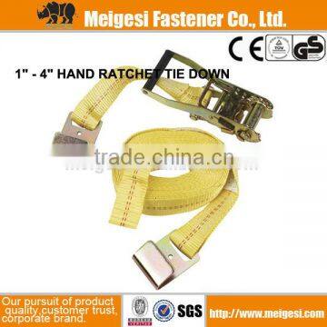 Yellow Ratchet Tie Down, China manufacturer high quality good price cheaper factory supply price hot-selling