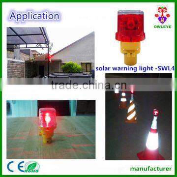 Solar Led Flashing Warning Road Safety Light photo-2