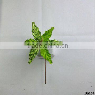 Decorative wholesale artificial flower plant green leaves