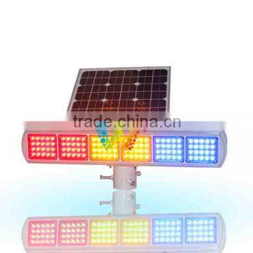 Traffic safety solar powered traffic flashing signal emergency warning light