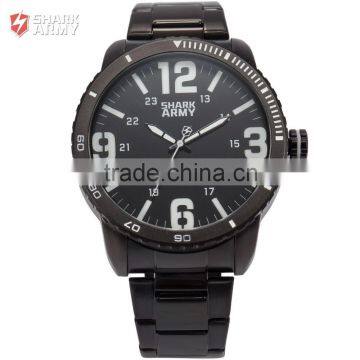 Mens Stainless Steel Military Quartz Male Analog Watch