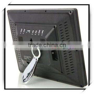 High Resolution 12.1" Ratent LCD China Wholesale Digital Photo Frame Black photo-4
