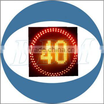 12v led radar speed sign