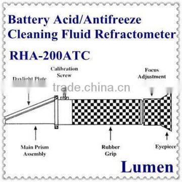 Portable Hand-held Battery Acid/Antifreeze/Cleaning Fluid Refractometer RHA-200 ATC
