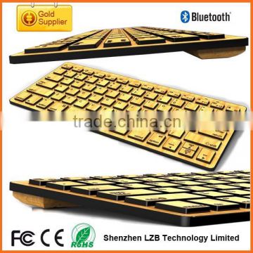 Bamboo keyboard, bamboo bluetooth keyboard for iphone/ipad/tablet