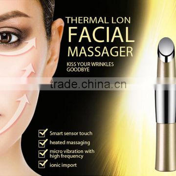 2016 promotional gift Electric Ionic wrinkle removal facial massage machine