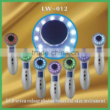 LCD seven colour photo beautiful skin instrument