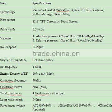 Factory Promotion Price!! Hot Selling Slimming Machine the Most Powerful Cavitation Beauty Machine photo-3