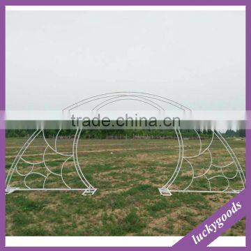 large white metal stand