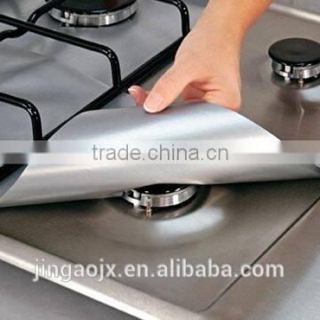 silver Gas Liner hob liner stove top liner