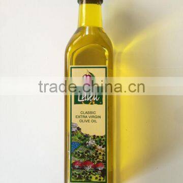 BEST QUALITY CLASSIC EXTRA VIRGIN OLIVE OIL by LALELI ( PRODUCED IN TURKEY ) (0.50 ml Glass Bottle )