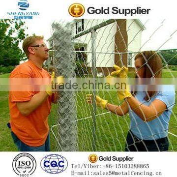 2014 PVC coated chain link fence