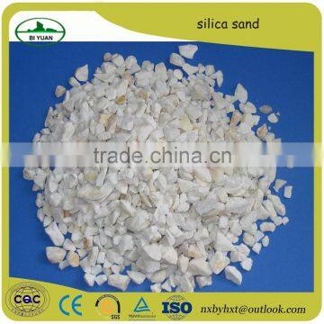 Chinese High Quality Silica Sand 99.5%-99.9% Silica Quartz/white Quartz Sand for Sale photo-2