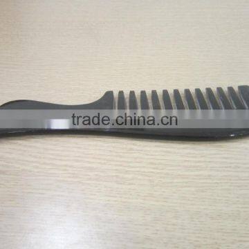 Comb made of high quality buffalo horn, black color horn comb