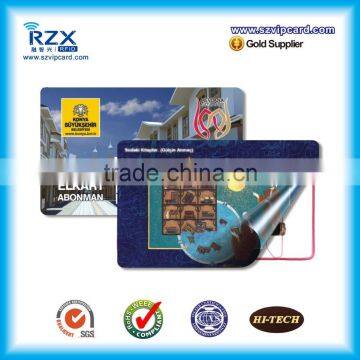 ISO14443A HF 13.56MHZ Chip Smart Rfid Card for High Security