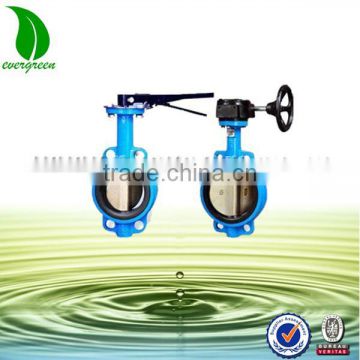 1 inch double flange butterfly water valve