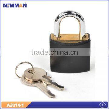 plastic cover heavy duty high quality brass padlock 60mm