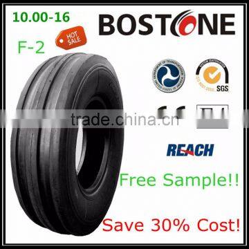 Bostone brand high quality cheap agricultural farm F2 10.00-16 front tractor tire