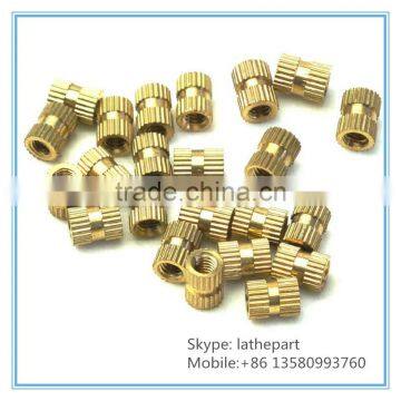 Made in China Jiesheng straight knurling brass nut