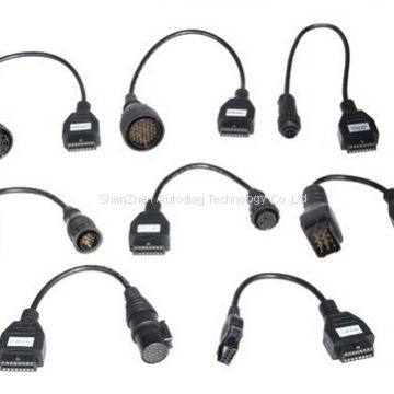 8 Piece Truck Cables OBD2 Adapter Truck Diagnostic Cable for ds150,cdp+