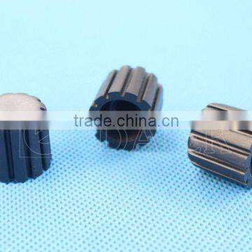 Daier KN-034 Black 18 Teeth 6mm Potentiometer Knurled Plastic Knob photo-2