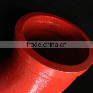 Long Term Service OEM Production Putzmeister DN125 5" Concrete Pump Hardened Steel Pipe Bend
