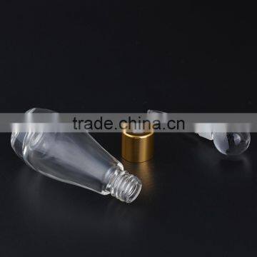 Beauty Design Bowling Shaped 12ml Empty Clear Pocket Sized Refillable Perfume Glass Bottles With Glass Stick for Essential Oil photo-5