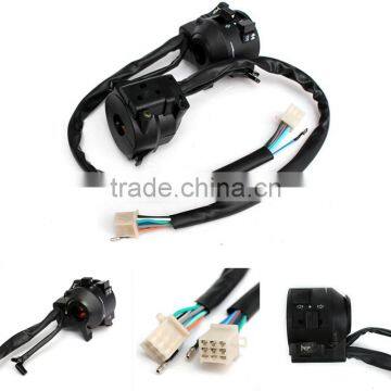 Top Selling Design Universal 12V Motorcycle 7/8'' Handlebar Horn Turn Signal Electrical Start Button Switch Black Best Promotion photo-6