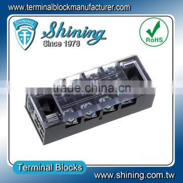 TB-2504L Electric M4 Screw 600V 25A 4 Pole Phone Terminal Block photo-3