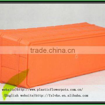 Hot Sale Colourful Rectangular Planter Plastic Flower Pots photo-3