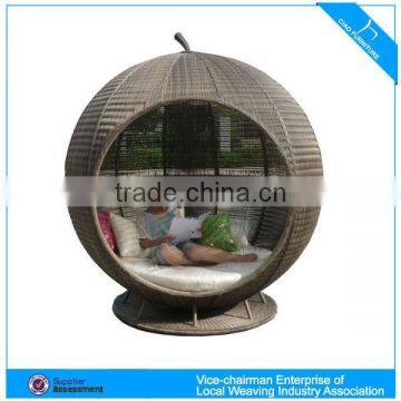 H- S-3035 top quality outdoor rattan leisure bed