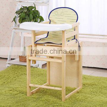 Wholesale Wooden Baby High Chairs Multi-function Baby Chair for Restaurant Portable Baby High Chair photo-3