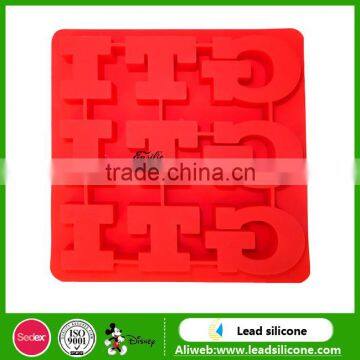 Existing Molud New Arriva Word Shape Silicone Ice Cube Tray photo-2