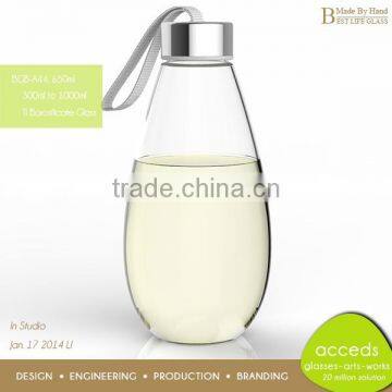 Wholesale Custom Ti-Borosilicate Glass Tea Drinking Bottle photo-4