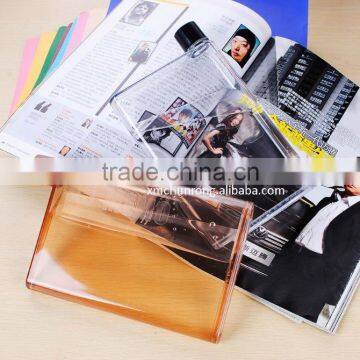 Clear Notebook Shape Plastic Drinking Water Bottle photo-3