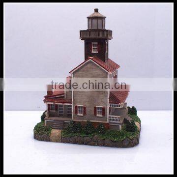 Custom Souvenir 3D Castle Building Model Craft Resin House Building Model Factory photo-5