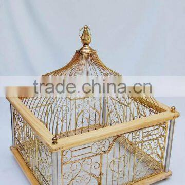 new modern design fancy metal bird cage