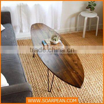 New Products Customized Fiberglass Surfboard Table