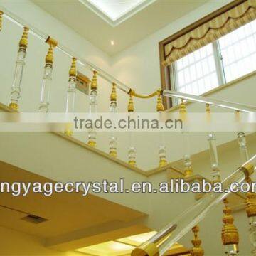 crystal stair railing for house decoration